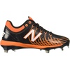 New Balance Men’s 4040 V5 Metal Baseball Shoe(Black/Orange)