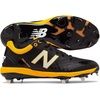 New Balance Men’s 4040 V5 Metal Baseball Shoe(Black/Yelllow)