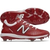 New Balance Men’s 4040 V5 Metal Baseball Shoe(Maroon/White)