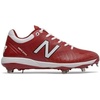 New Balance Men’s 4040 V5 Metal Baseball Shoe(Maroon/White)