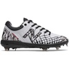 New Balance Men’s 4040 V5 Metal Baseball Shoe(Pedroia White/Camo)
