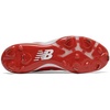 New Balance Men’s 4040 V5 Metal Baseball Shoe(Red/White)