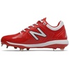 New Balance Men’s 4040 V5 Metal Baseball Shoe(Red/White)