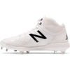 New Balance Men’s 4040 V5 Metal Baseball Shoe(White)