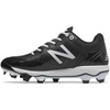 New Balance Mens 4040 V5 TPU MoldedBaseball Shoe(Black/White)