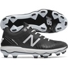 New Balance Mens 4040 V5 TPU MoldedBaseball Shoe(Black/White)