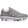 New Balance Mens 4040 V5 TPU MoldedBaseball Shoe(Grey/White)