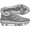 New Balance Mens 4040 V5 TPU MoldedBaseball Shoe(Grey/White)
