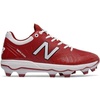 New Balance Mens 4040 V5 TPU MoldedBaseball Shoe(Maroon/White)