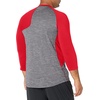 New Balance Men’s Baseball Assymetric Left 3/4 Sleeve(Team Red Inline)