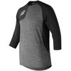 New Balance Men’s Baseball Assymetric Right 3/4 Sleeve(Black)