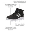 New Balance Mens Fresh Foam 3000 V6 Mid-moldedBaseball Shoe(Black/White)