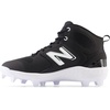 New Balance Mens Fresh Foam 3000 V6 Mid-moldedBaseball Shoe(Black/White)