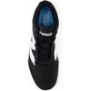 New Balance Men’s Fresh Foam 3000 V7 Molded Baseball Shoe(Black Synthetic/White)