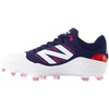 New Balance Men’s Fresh Foam 3000 V7 Molded Baseball Shoe(Team Navy/Team Red)