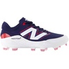 New Balance Men’s Fresh Foam 3000 V7 Molded Baseball Shoe(Team Navy/Team Red)