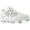 New Balance Men’s Fresh Foam 3000 V7 Molded Baseball Shoe(White/Black)