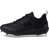 New Balance Men’s Fresh Foam X 3000 V6 Metal Baseball Shoes(Black/Black)