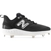 New Balance Men’s Fresh Foam X 3000 V6 Metal Baseball Shoes(Black/White)