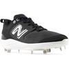 New Balance Men’s Fresh Foam X 3000 V6 Metal Baseball Shoes(Black/White)