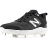 New Balance Men’s Fresh Foam X 3000 V6 Metal Baseball Shoes(Black/White)