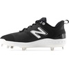 New Balance Men’s Fresh Foam X 3000 V6 Metal Baseball Shoes(Black/White)