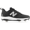 New Balance Men’s Fresh Foam X 3000 V6 Metal Baseball Shoes(Black/White Synthetic)