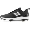 New Balance Men’s Fresh Foam X 3000 V6 Metal Baseball Shoes(Black/White Synthetic)
