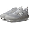 New Balance Men’s Fresh Foam X 3000 V6 Metal Baseball Shoes(Grey/White)