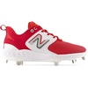 New Balance Men’s Fresh Foam X 3000 V6 Metal Baseball Shoes(Red/White)