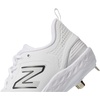 New Balance Men’s Fresh Foam X 3000 V6 Metal Baseball Shoes(White/Castlerock)