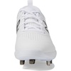 New Balance Men’s Fresh Foam X 3000 V6 Metal Baseball Shoes(White/Castlerock)