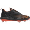 New Balance Men’s FuelCell 4040 V6 Metal Baseball Shoes(Black/Orange)
