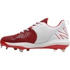 New Balance Men’s FuelCell 4040 V6 Metal Baseball Shoes(Team Red/White)