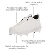 New Balance Men’s FuelCell 4040 V6 Metal Baseball Shoes(White/White)