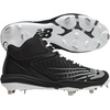 New Balance Men’s FuelCell 4040 V6 Mid-Metal Baseball Shoes(Black/White)