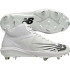New Balance Men’s FuelCell 4040 V6 Mid-Metal Baseball Shoes(White/Black)