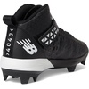 New Balance Mens FuelCell 4040 V8 Mid-Molded Baseball Cleats(Black/White)