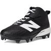 New Balance Mens FuelCell 4040 V8 Mid-Molded Baseball Cleats(Black/White)