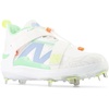 New Balance Men’s FuelCell Lindor V2 Metal Baseball Shoes(Optic White/Neon Dragonfly/Electric Jade)