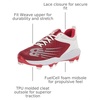 New Balance Men’s Fuelcell 4040 V6 Baseball Cleats(Team Red/White)