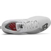 New Balance Men’s Fuelcell 4040 V6 Baseball Cleats(White/Black)