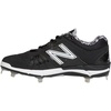 New Balance Men’s L3000V2 Metal Low Baseball Cleats(Black)