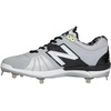 New Balance Men’s L3000V2 Metal Low Baseball Cleats(Grey/Black)