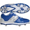 New Balance Men’s L3000V2 Metal Low Baseball Cleats(Royal/Silver)