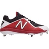 New Balance Men’s L4040v4 Metal Baseball Shoe(Black/Red/White)