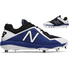 New Balance Men’s L4040v4 Metal Baseball Shoe(Black/Team Royal)