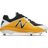 New Balance Men’s L4040v4 Metal Baseball Shoe(Black/Yellow)