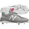 New Balance Men’s L4040v4 Metal Baseball Shoe(Grey/Grey)