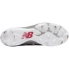 New Balance Men’s L4040v4 Metal Baseball Shoe(Grey/Grey)